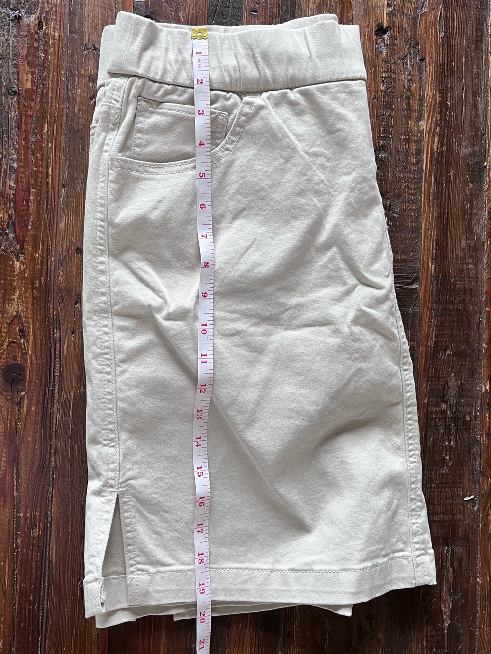 JAG Jeans On The Go Mid-Rise Skorts duo Sz 10 - Picture 6 of 15